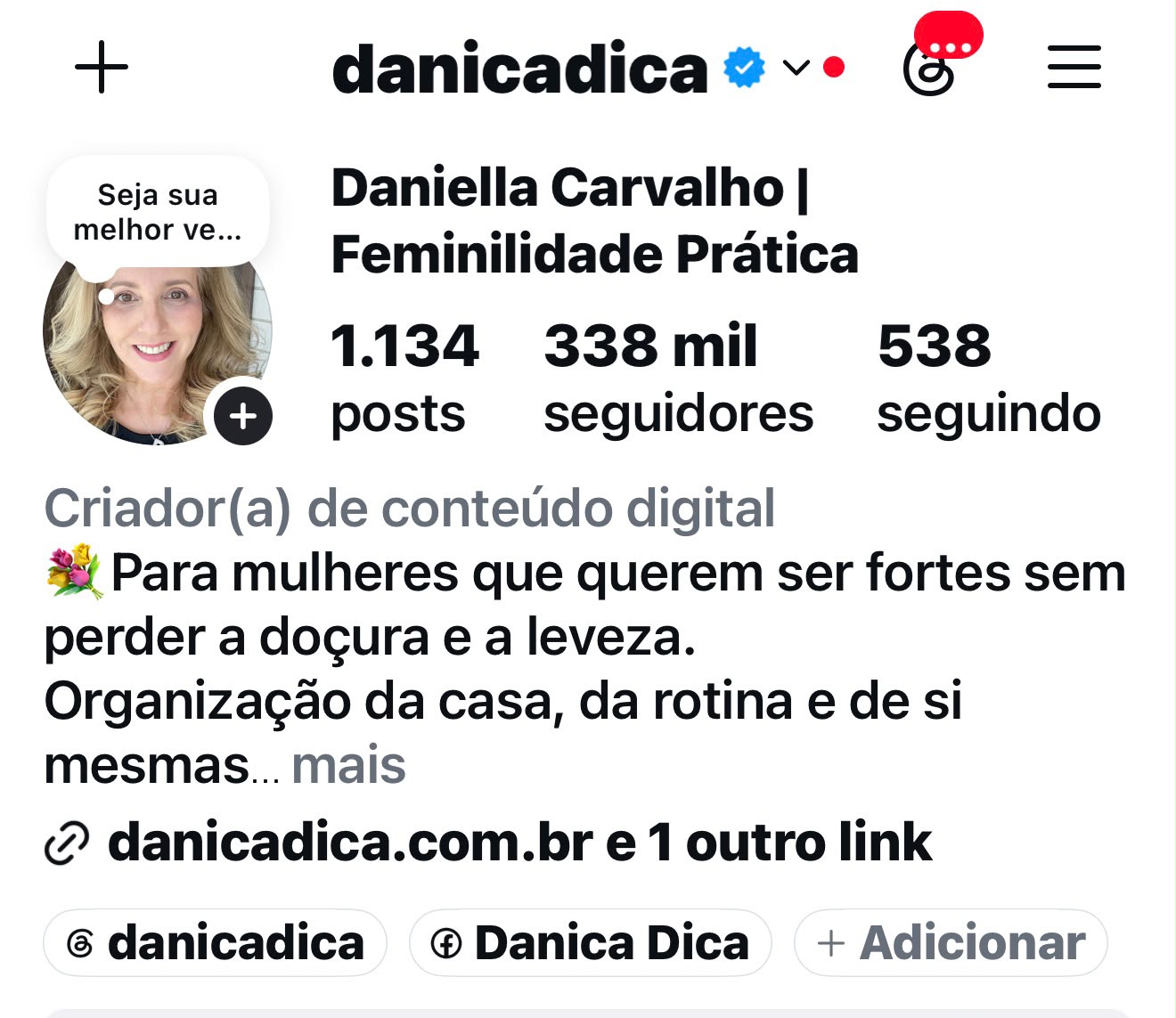 Daniella Carvalho perfil